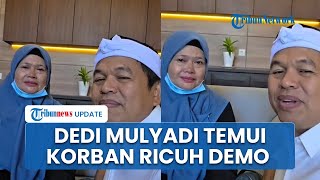 Gubernur Dedi Mulyadi Temui Pedagang Seblak Korban Ricuh Demo di DPRD Jabar, Beri Bantuan Modal