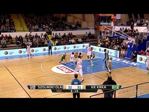ABA Liga 2014/15, Round 12 match: Szolnoki Olaj - Krka (13.12.2014)
