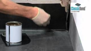 How to Waterproof an Internal Corner on a Rubber Roof