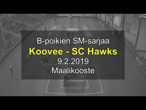 B-pojat SM-sarja 2018-2019 / Koovee - SC Hawks / Maalikooste