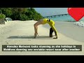 HANSIKA MOTWANI HAS NO QUALMS ABOUT ENJOYING SOME VITAMIN SEA BY THE BEACHES IN MALDIVAS