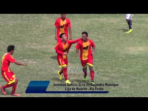 JUVENTUD GALICIA (3) vs (0) ALEJANDRO MANRIQUE - FÚTBOL HUACHANO - 4TA FECHA 2017.