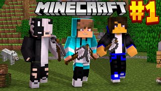 MINECRAFT - OS JAGUARAS MINERANDO, EXPLORANDO E CONSTRUINDO COM MUITA ZUEIRA!