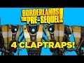 Playing as Four Claptraps in Borderlands: The Pre-Sequel