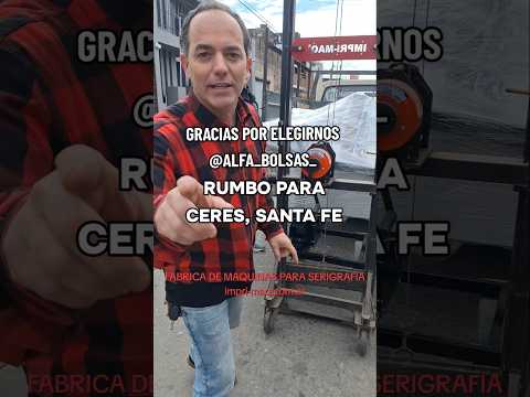 Rumbo para Ceres, Santa Fe 💯 gracias por elegirnos alfa_bolsas_