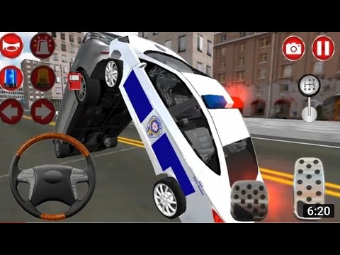 Spielzeugautos Schnelle Polizeiauto Polizei Kinder Autos trickfilm. Kleine auto. Auto für kinder.