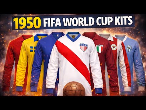 1950 World Cup Kits That Changed Football Forever ⚽🔥👕