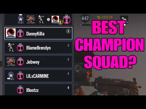 BEST CHAMPION SQUAD?: Ps4 Champion - Ranked HighLights - Rainbow Six Siege
