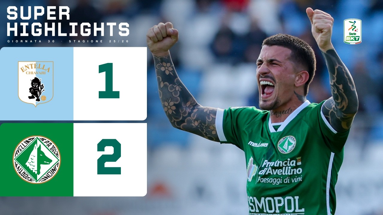Virtus Entella vs US Avellino 1912 Highlights