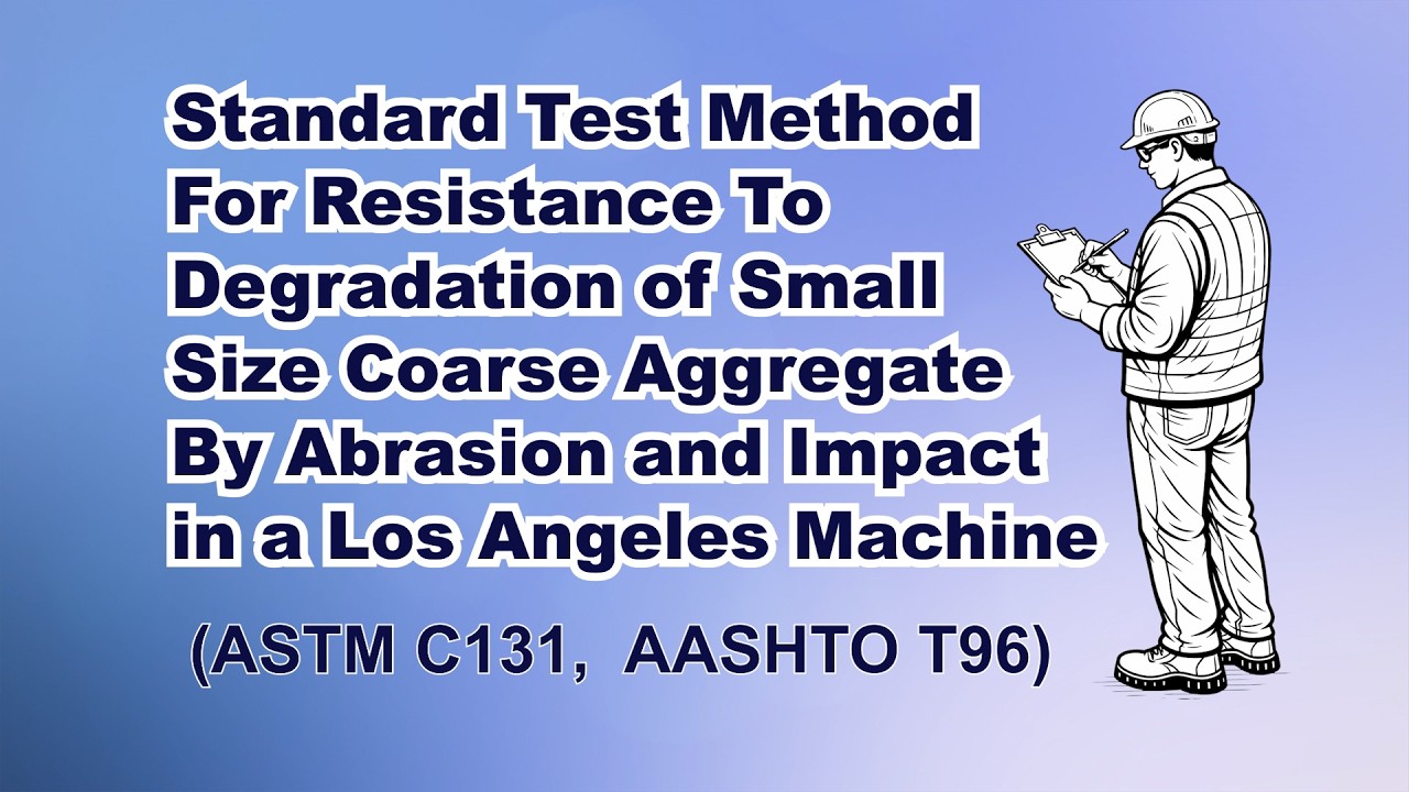 Standard Test Method to Determine of Resistance to Degradation of Small Size Aggregate. (HM-70A)