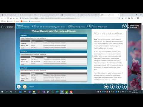 Advanced Networks (CCNA Sem4 Connecting Networks) - Chapter 4: Access Control Lists