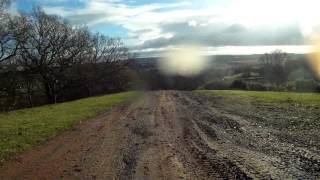 preview picture of video 'Offroading Coney Green Farm Stourport 9th December 2012'