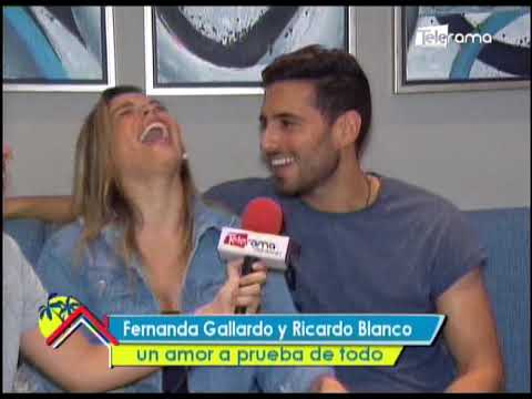 Fernanda Gallarado y Ricardo Blanco un amor a prueba de todo