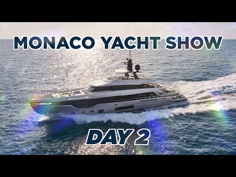 MONACO YACHT SHOW DAY 2 - THE AMAZING AZIMUT TRIDECK!!!