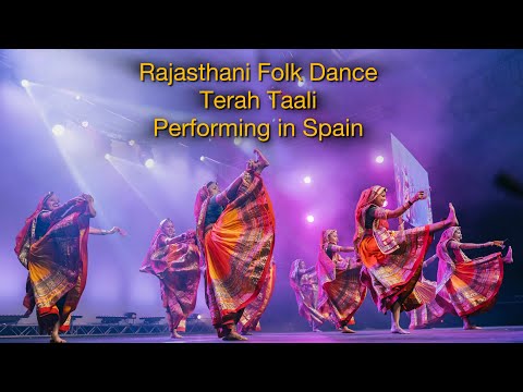 Terah Taali | Rajasthani Folk Dance | International Folklore Festival Spain 2023 | GURU-TheArtsHub