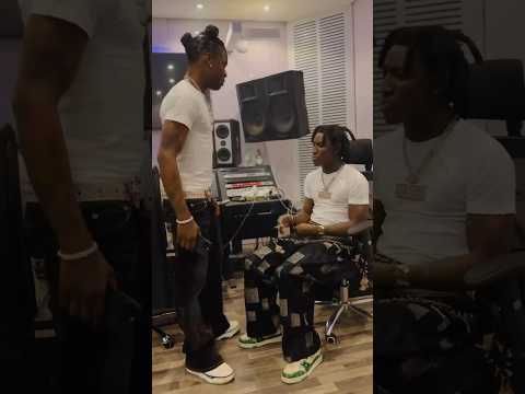 Rema and Shallipopi in the studio 🔥🧑🏿‍🍳🧑🏾‍🍳 something’s cooking! #rema #shallipopi #afrobeats