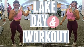 Lake Day + Push Day Workout || Emily Lung