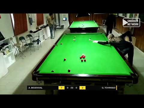 TUSCANY SNOOKER ACADEMY - REG. FIBIS TOSCANA CAT. B 2020/21 - A. BESENVAL vs G. TOMMASI