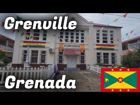 Scenic Tour Throughout the Town Of Grenville St  Andrew Grenada