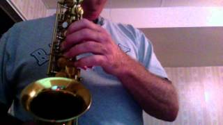 Angel Eyes, Tommy Flanagan Style, W/ Buescher Aristocrat Saxophone & GW Mouthpiece & Fibracell Reed