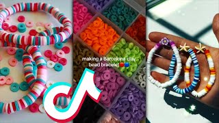 🎗️Clay Bead Bracelet TikTok Compilation 🎗️ Making Bracelet Edits Shorts & Reels Small Business #222