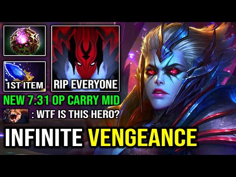INFINITE Vengeance Spirit 1st ITEM Scepter OP Carry Mid 100% Counter Everyone Dota 2