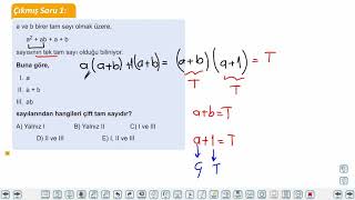 Eğitim Vadisi TYT Matematik 3.Föy Tek ve Çift Tam Sayılar Konu Anlatım Videoları
