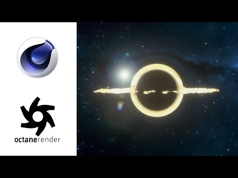 black hole c4d octane tutorial