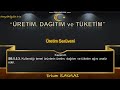 5. Sınıf  Sosyal Bilgiler Dersi  Üretim, Dağıtım ve Tüketim Ağı  konu anlatım videosunu izle