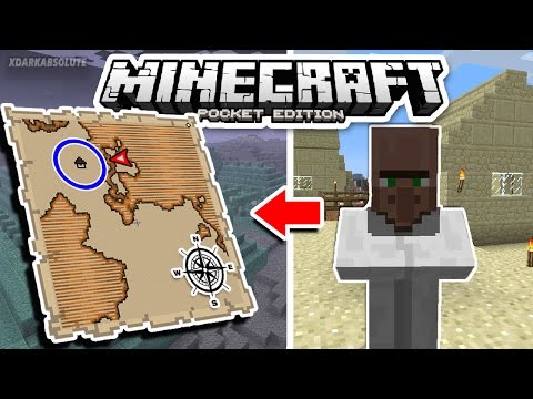 [1.1+] How To Obtain And Use Explorer Maps in Minecraft PE (Pocket Edition)