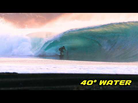 30 Second Barrels in Freezing Cold Water "I Can't Feel My Face"