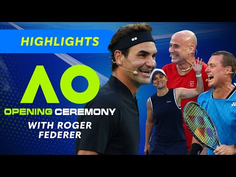 AO26 Opening Ceremony Match featuring Roger Federer and some HUGE suprises! | Wide World of Sports