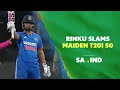 First Of Many Rinku Singh Smashes His First T20I Half Century