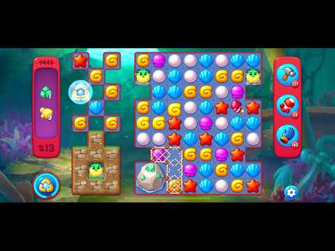 Fishdom Hard level 9448 no boosters フィッシュダム