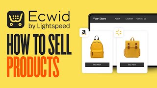 How To Sell Products Online for FREE (2024) Ecwid Tutorial for Beginners