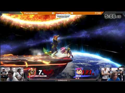 DVDA #10 Loser's Quarter-Finals: Dansdaman (Captain Falcon) vs FOW (Ness)