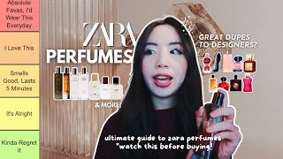 RANKING 20 ZARA PERFUMES! Good Affordable Dupes for Designer Fragrances