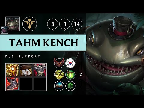 Tahm Kench Support vs Alistar - KR Grandmaster Patch 25.14