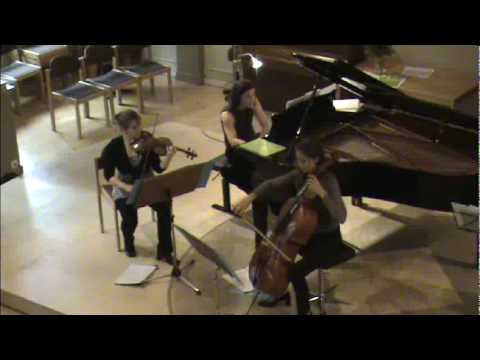 Trio Vernalis plays L. Thirvaudey  Gesänge [vor] der Frühe (extract 2)