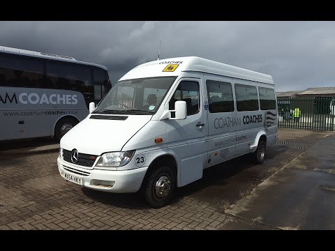 MX54 HKY - 2004 (54) Mercedes Benz Sprinter 16 Seat Minicoach