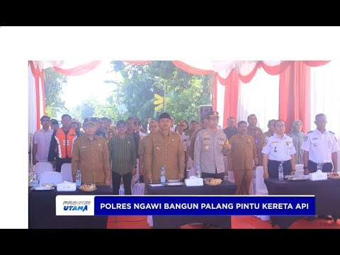 KAPOLRES NGAWI RESMIKAN POS PENJAGAAN MENGHADAPI NATARU
