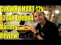 GoKWH 12v 100ah Lifepo4 Smart Battery Review.  Includes Smart LCD and Bluetooth!  Nice!