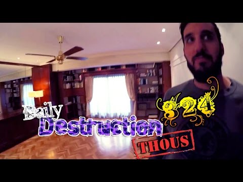 Daily Destruction Thous 324 - "A Chuparla Energy Drink", Nueva Casa y  Water Bottle Flip Challenge!