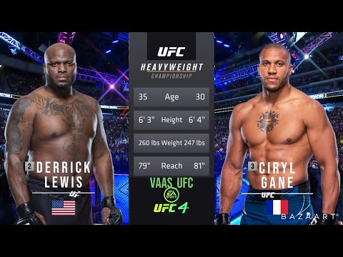 Derrick Lewis vs Ciryl Gane full fight