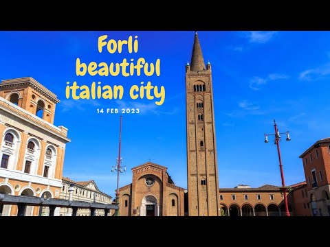 Italy city tour||Forli||14 Feb 2023 beautiful city #italy #walkingtour