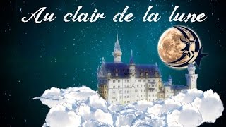 Au clair de la lune (instrumental - lyrics video for karaoke)