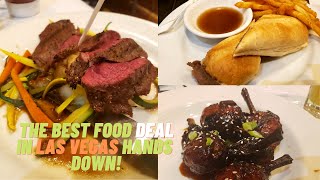 [4K] Ocean One Bar and Grill Las Vegas Review 5 Dollar Food!!!