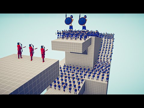 2 GIANT SKELETON + ARMY vs 3x EVERY GOD - Totally Accurate Battle Simulator TABS