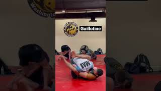 Guillotine Choke The BEST Choke for BJJ? | Subscribe for #bjj and #muaythai  videos #shorts