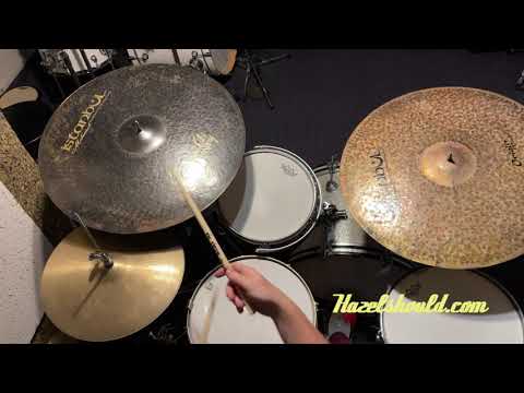 Dueling Istanbul Mehmet 24" Rides -  Left:  61st Anniversary 2982 g & Right: Origin Dark Ride 2664 g